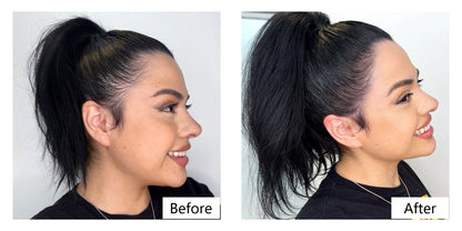 Lemooree Haarfaser-Applikator + Haaraufbaufasern 28 Gramm, Sprühapplikator-Pumpenset